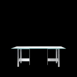 Ferm Living Lager Spisebord 90x200 Glas/Aluminium