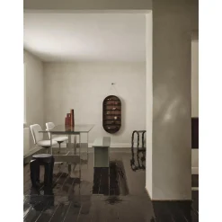 Ferm Living Lager Spisebord 90x200 Glas/Aluminium