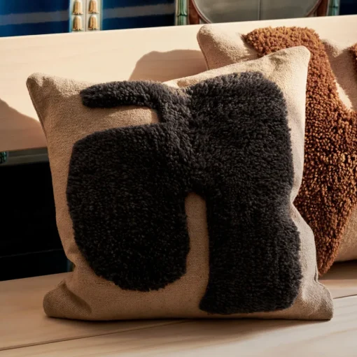 Ferm Living Lay Pude Rektangulár Sand/Sugar Kelp