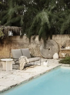 Ferm Living Mineral Sculptural Sofabord Bianco Curia Marmor