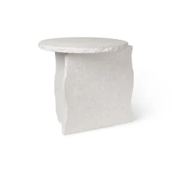 Ferm Living Mineral Sculptural Sofabord Bianco Curia Marmor