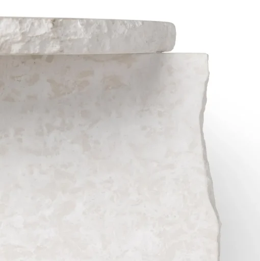 Ferm Living Mineral Sculptural Sofabord Bianco Curia Marmor
