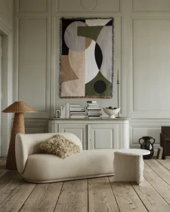 Ferm Living Mineral Sculptural Sofabord Bianco Curia Marmor