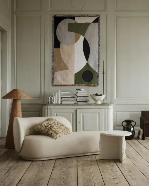 Ferm Living Mineral Sculptural Sofabord Bianco Curia Marmor