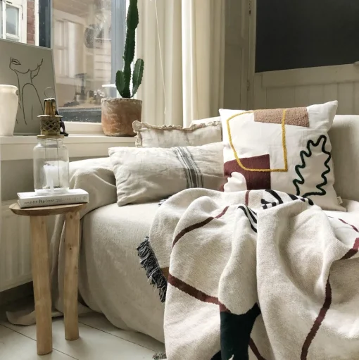 Ferm Living Mirage Plaid Off White
