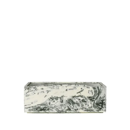 Ferm Living Mist Servietboks Emerald/Off White
