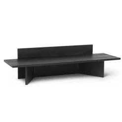Ferm Living Oblique Bánk Sort Olieret Eg