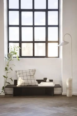Ferm Living Oblique Bánk Sort Olieret Eg
