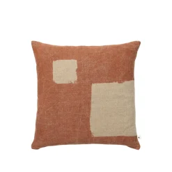 Ferm Living Oleo Pude 50x50 Terracotta/Natural