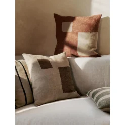 Ferm Living Oleo Pude 50x50 Terracotta/Natural