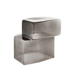 Ferm Living Oscil Skulptur Recycled Smoked Grey