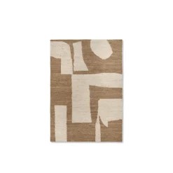 Ferm Living Piece Gulvtáppe 200x300 cm Off White/Toffee