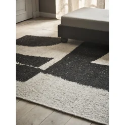 Ferm Living Piece Gulvtáppe 200x300 cm Off White/Coffee