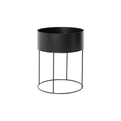 Ferm Living Plant Box Rund Sort