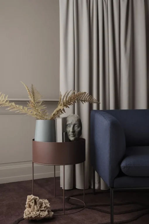 Ferm Living Plant Box Rund Cashmere