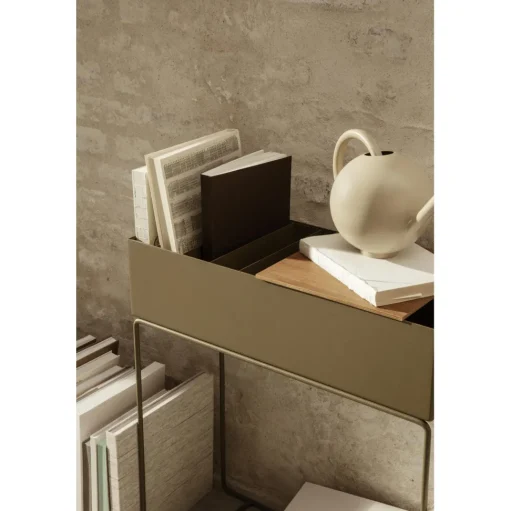 Ferm Living Plant Box Two-Tier Lysegrå