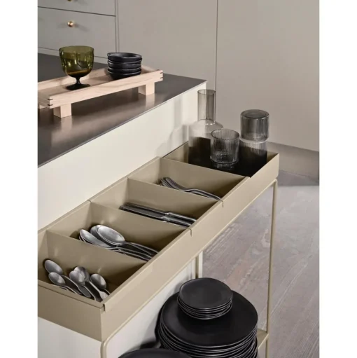 Ferm Living Plant Box Two-Tier Lysegrå