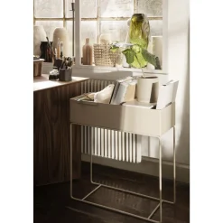 Ferm Living Plant Box Two-Tier Lysegrå