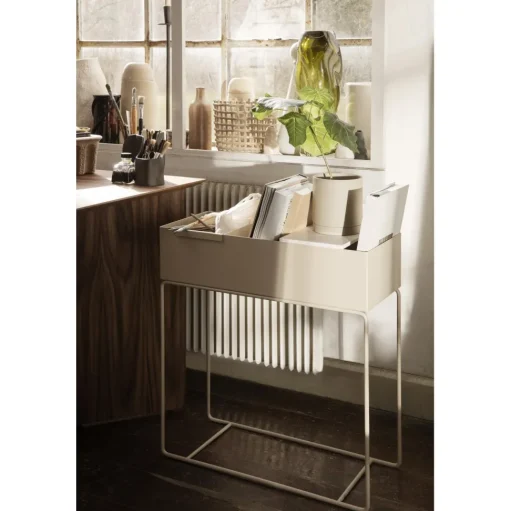 Ferm Living Plant Box Two-Tier Lysegrå