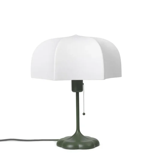 Ferm Living Poem Bordlampe Hvid/Grás Grøn