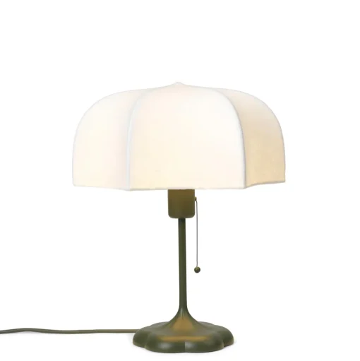 Ferm Living Poem Bordlampe Hvid/Grás Grøn