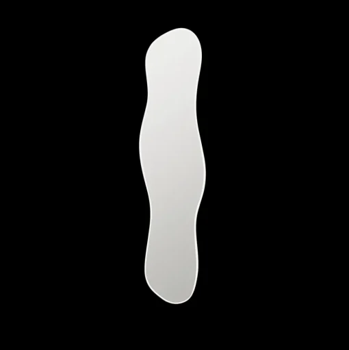 Ferm Living Pond Spejl Lang Mørk Krom
