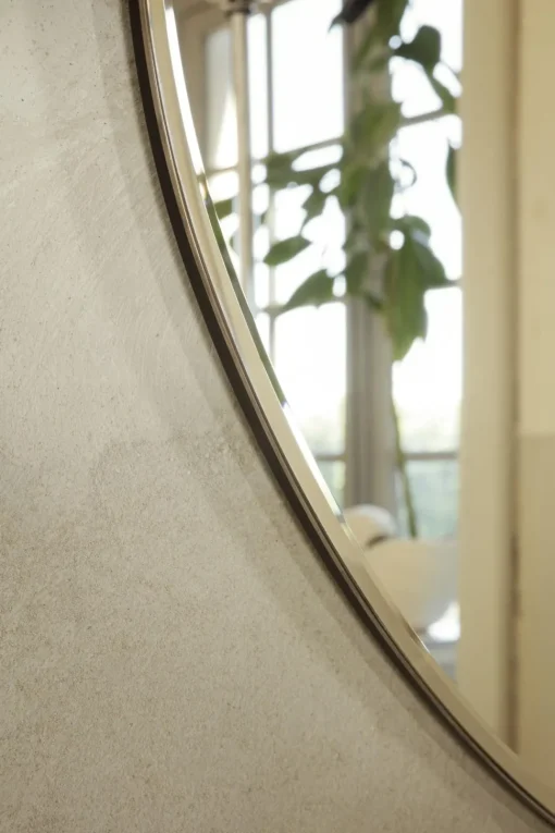 Ferm Living Pond Spejl Lille Mørk Krom