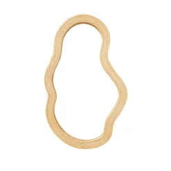 Ferm Living Pond Spejl Medium Rattan/Natural