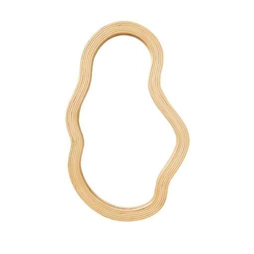 Ferm Living Pond Spejl Medium Rattan/Natural