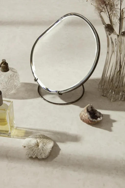 Ferm Living Pond Spejl Mørk Krom