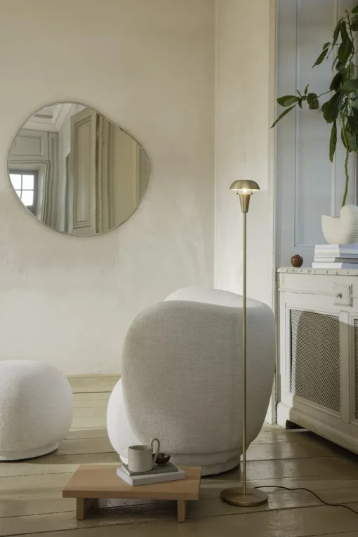 Ferm Living Pond Spejl XL Messing