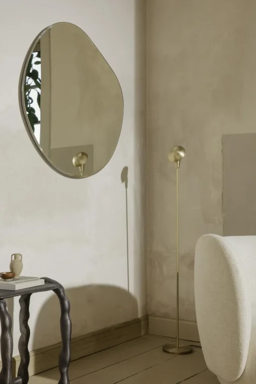 Ferm Living Pond Spejl XL Messing