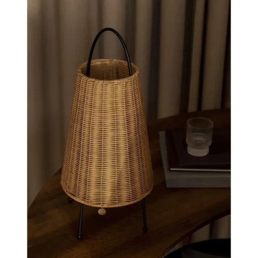 Ferm Living Porti Braided Transportabel Lampe Natural