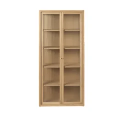 Ferm Living Reed Vitrineskab Natural Eg