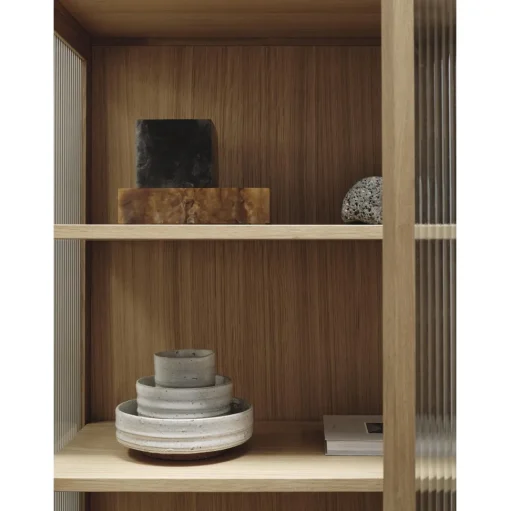 Ferm Living Reed Vitrineskab Natural Eg