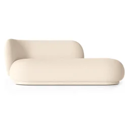 Ferm Living Rico Divan Wool Boucle L Råhvid