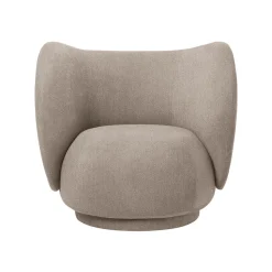 Ferm Living Rico Lánestol Bouclé Sand