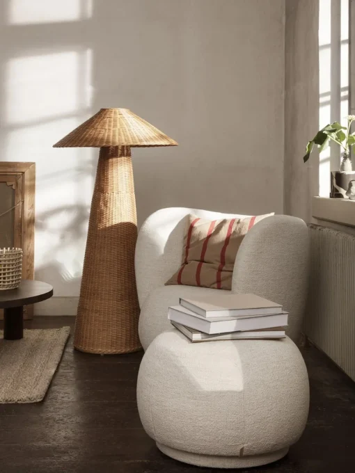 Ferm Living Rico Lánestol Bouclé Sand