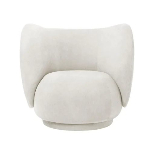 Ferm Living Rico Lánestol Bouclé Off White