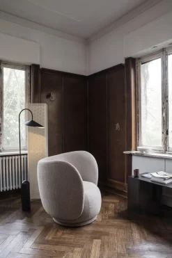 Ferm Living Rico Lánestol Bouclé Off White