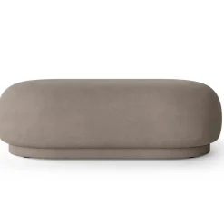 Ferm Living Rico Ottoman Brushed Varm Grå