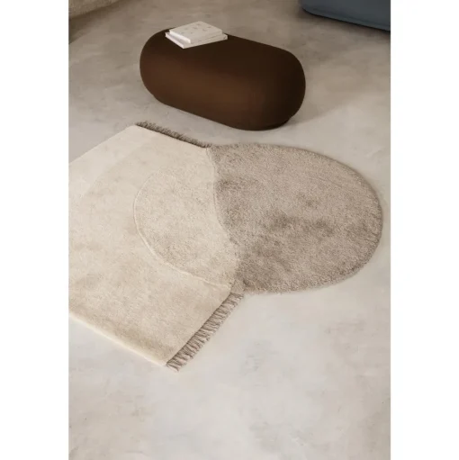 Ferm Living Rico Ottoman Boucle Sand
