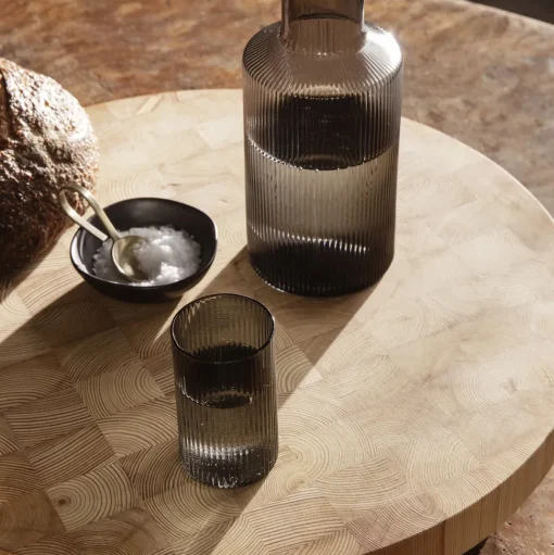 Ferm Living Ripple Karaffel Lille Sát Røget