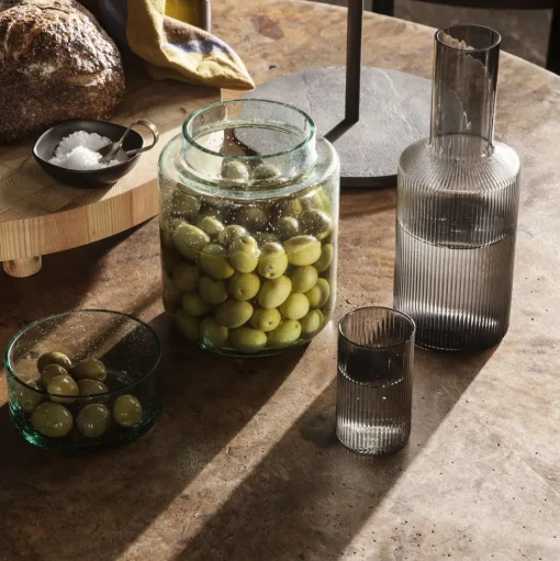 Ferm Living Ripple Karaffel Røget