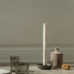 Ferm Living Ripple Low Glas Sát af 4 Røget