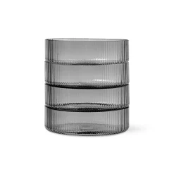 Ferm Living Ripple Serveringsskål Sát af 4 Røget