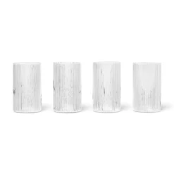 Ferm Living Ripple Verrines Sát af 4 Klar