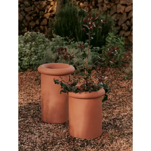 Ferm Living Rollo Plantepotte H46 Terracotta