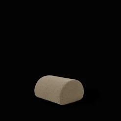 Ferm Living Rouli Puf Pure Bouclé/Sand
