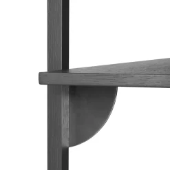 Ferm Living Sector Hylde Single Smal Sort Ask/Sort Messing